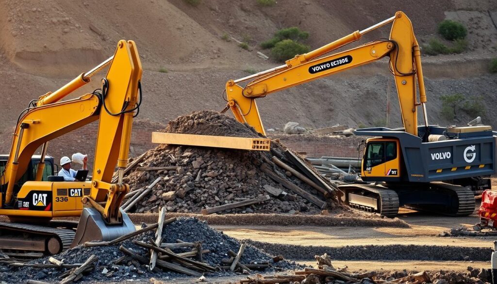 Heavy-Duty Excavators in Construction