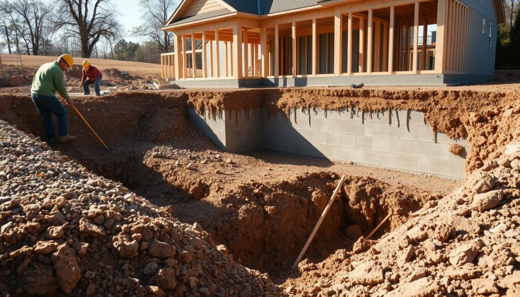 Backfilling Processes for Home Foundation