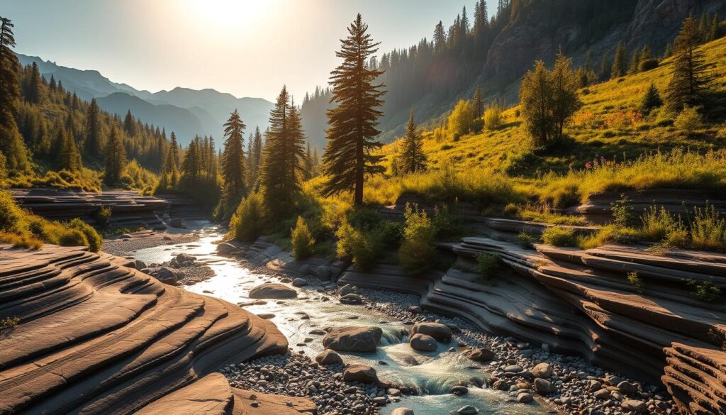 Fluvial Deposits in British Columbia