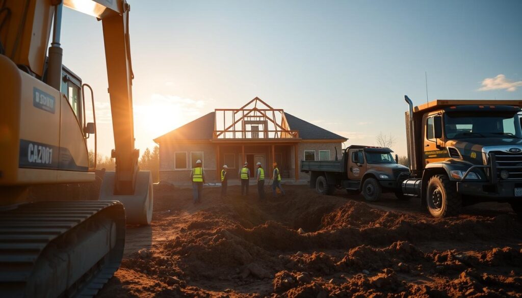 Site Preparation for Home Foundation Excavation