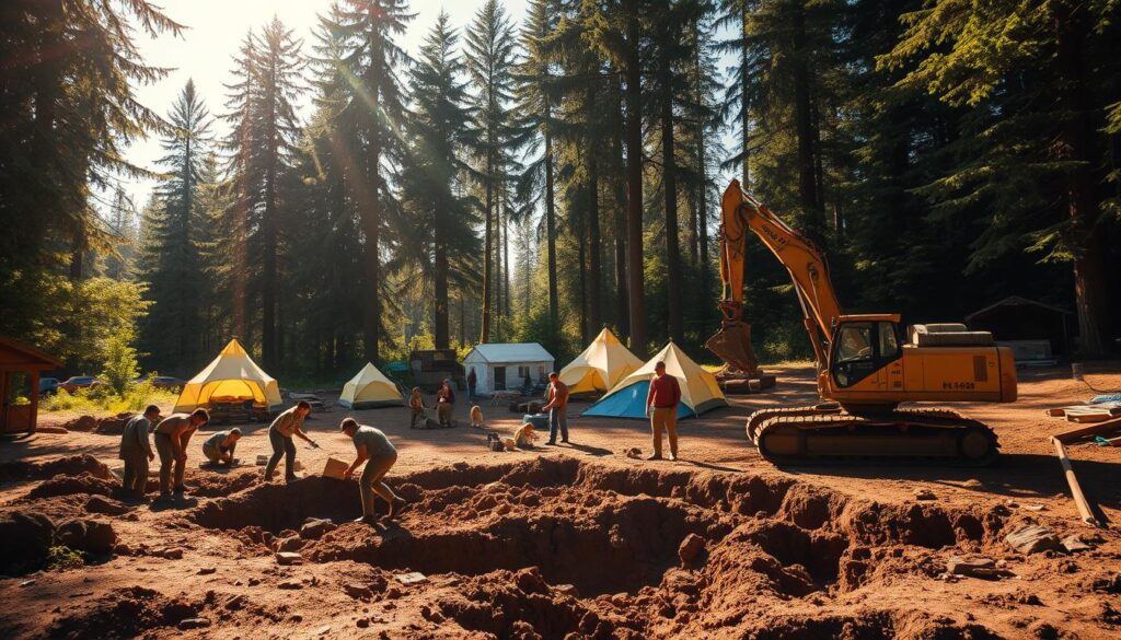 Summer Excavation in British Columbia