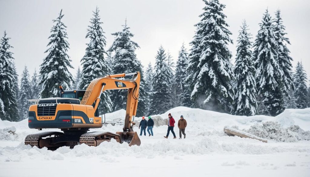 Winter Excavation in British Columbia